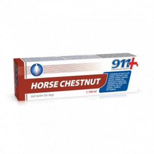 Gelis - balzamas kojoms 911 " S Konskim Kaštanom " Horse chestnut  100 ml. 